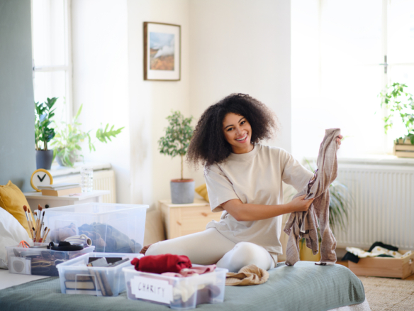 Decluttering and cleaning your home before putting it on the market