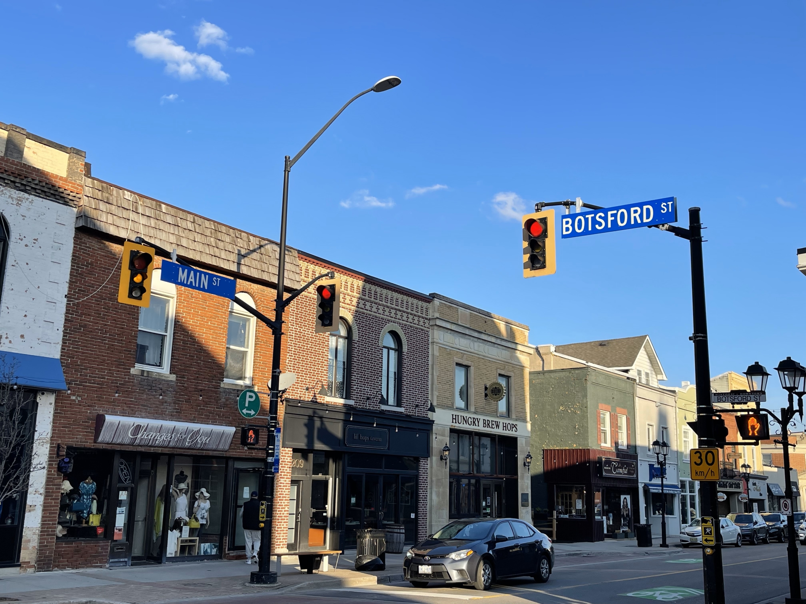 Downtown of Newmarket, ON